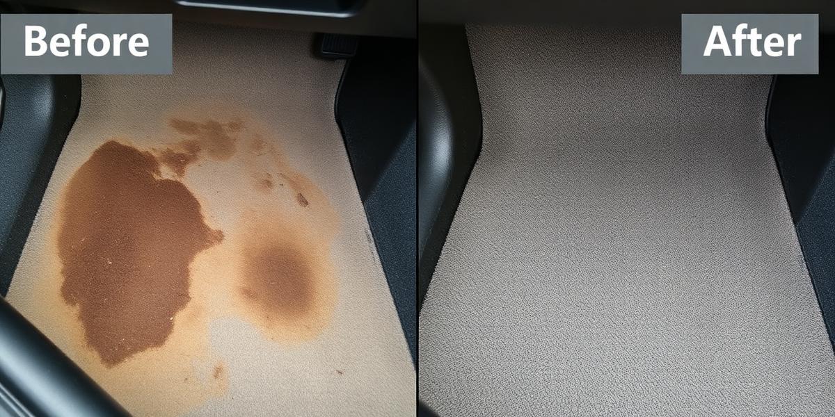 Before and after: Carpet & Floor Mats