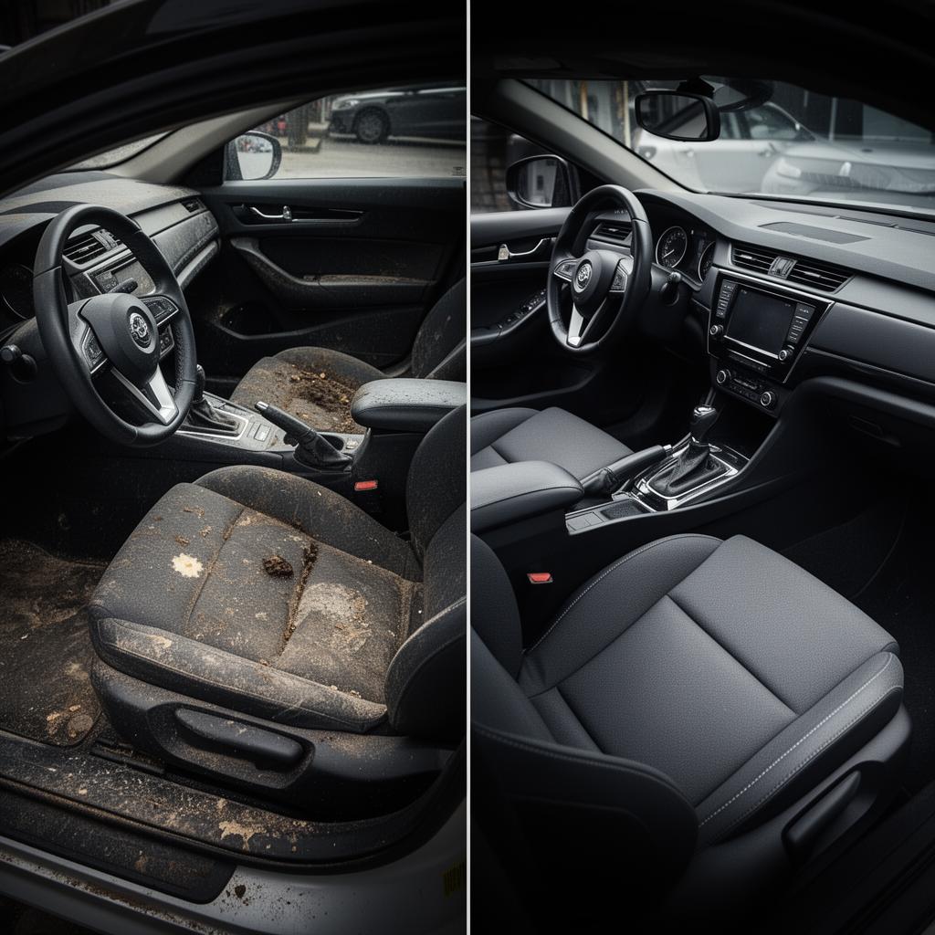 Before and after: Interior Deep Clean